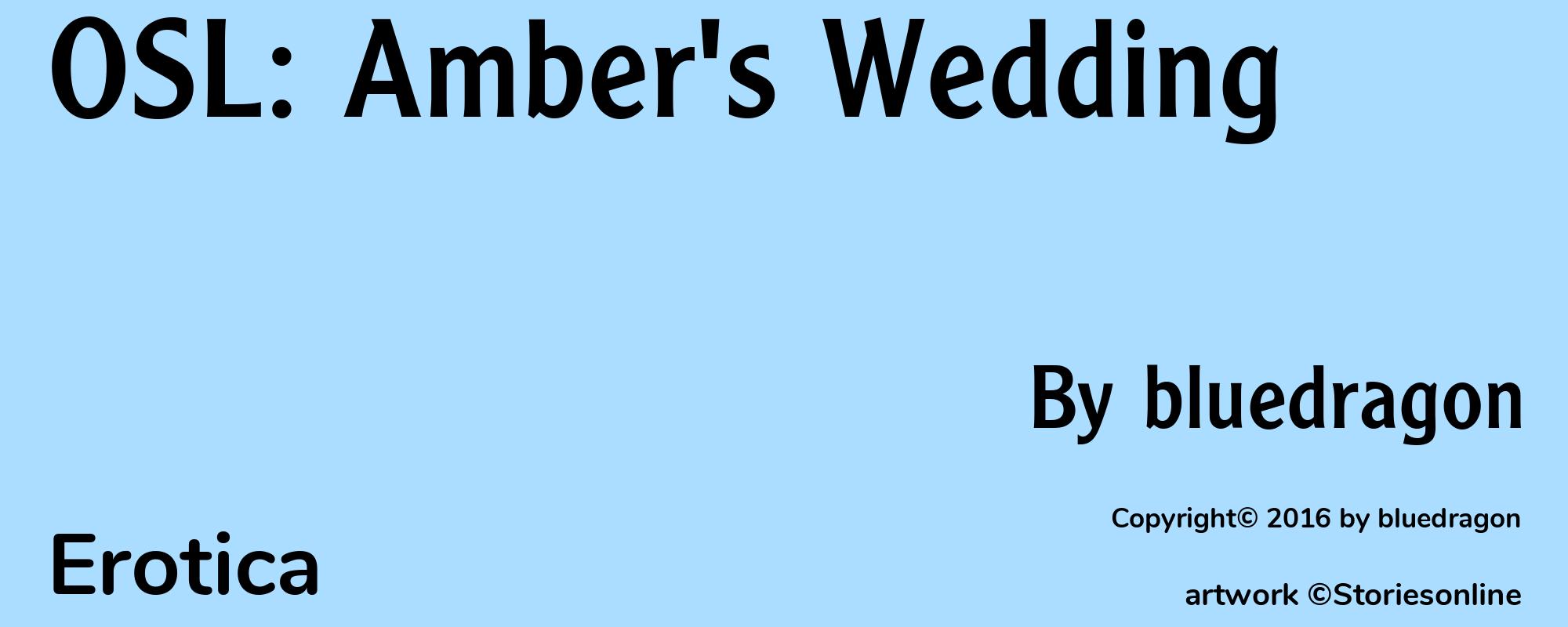 OSL: Amber's Wedding - Cover