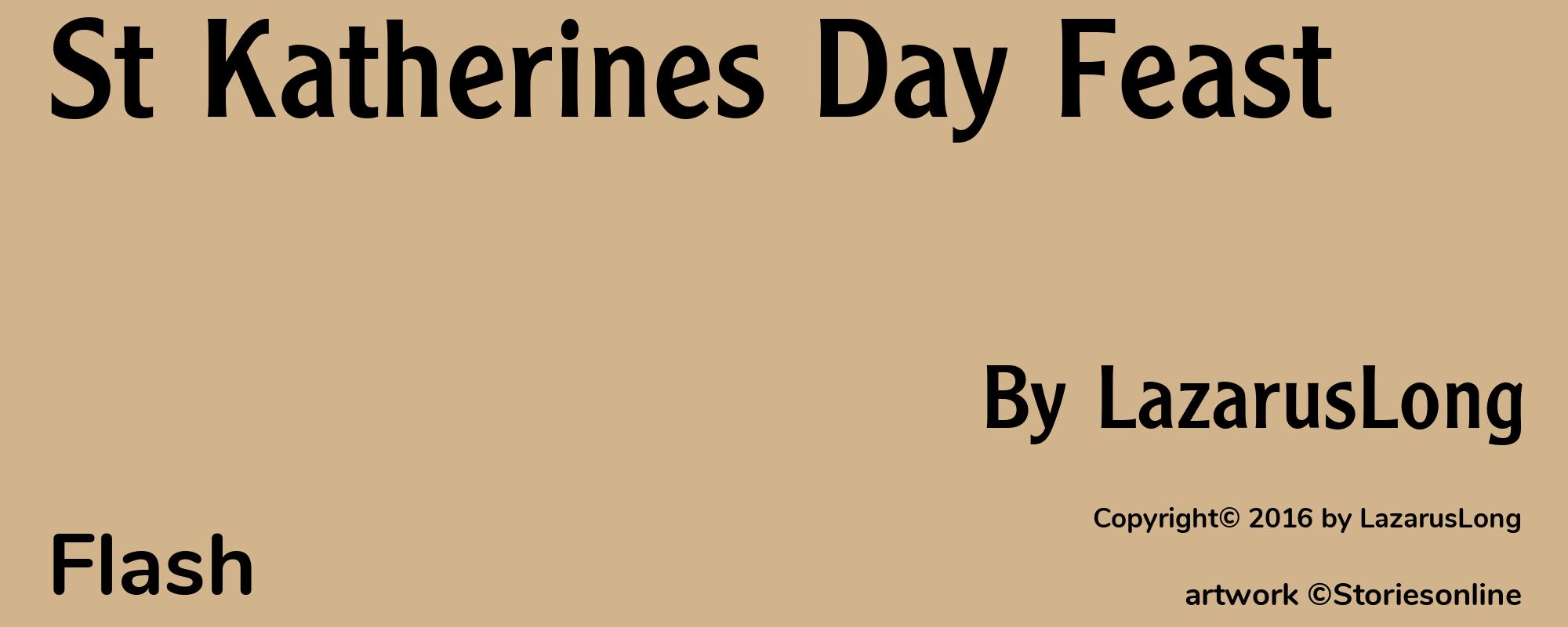 St Katherines Day Feast - Cover