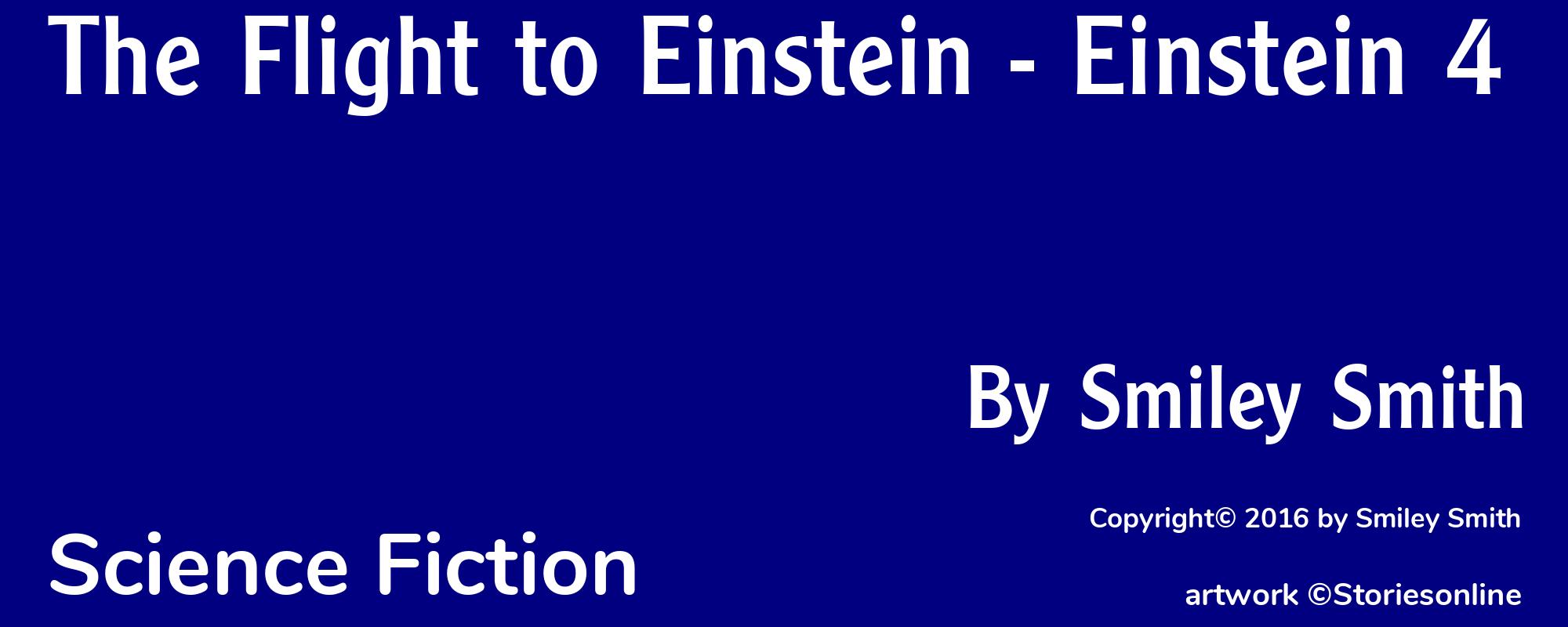 The Flight to Einstein - Einstein 4 - Cover