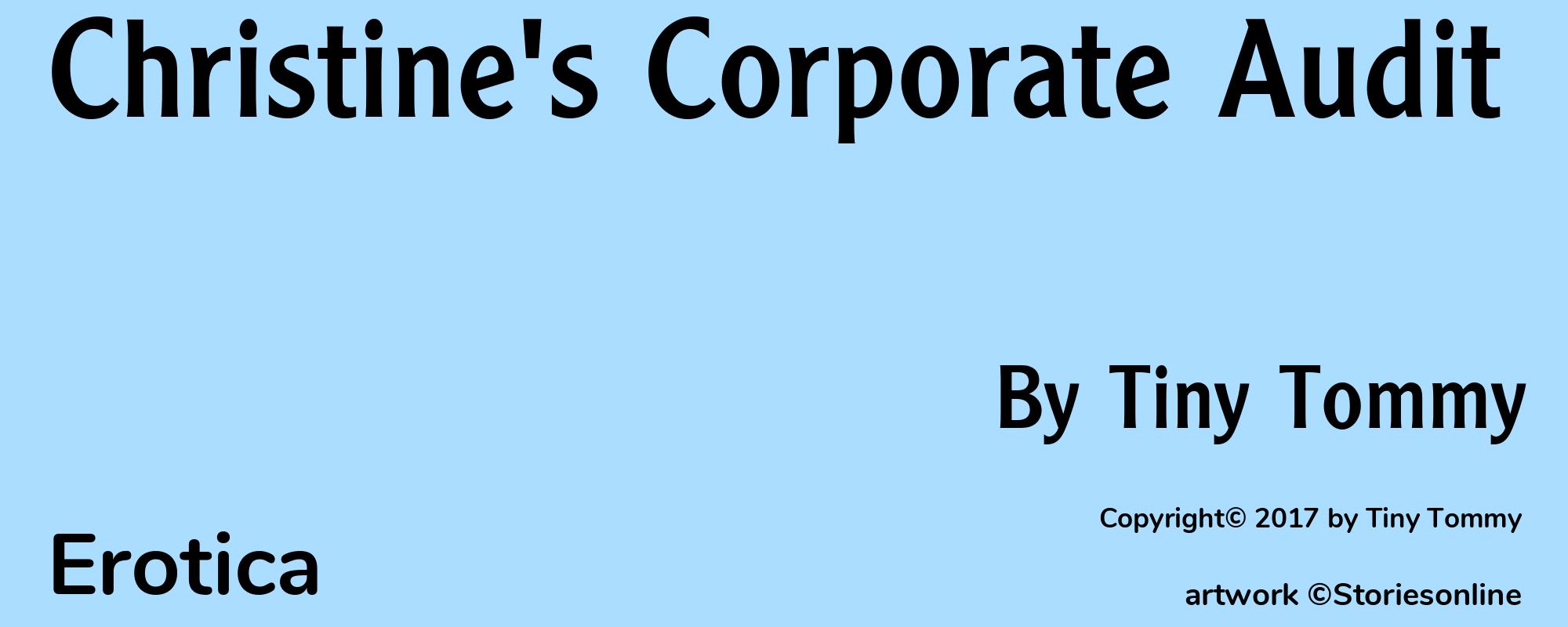 Christine's Corporate Audit - Cover