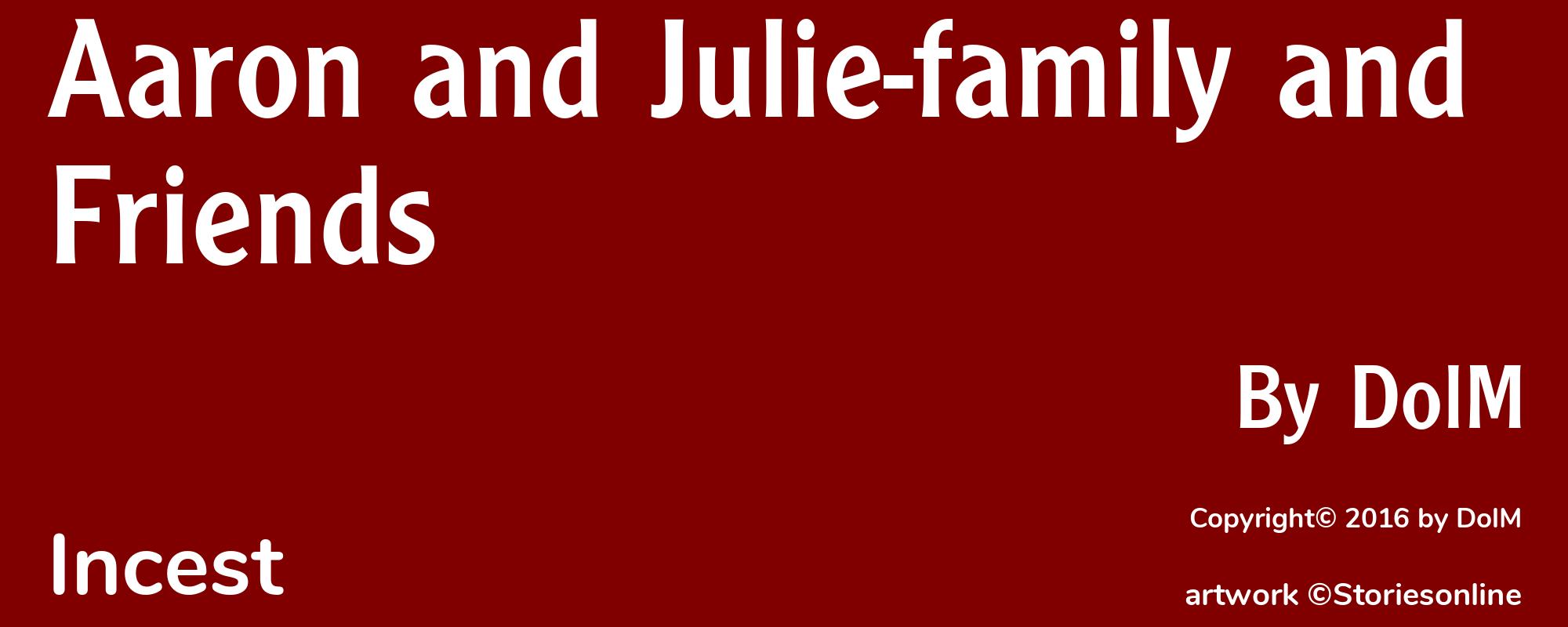 Aaron and Julie-family and Friends - Cover