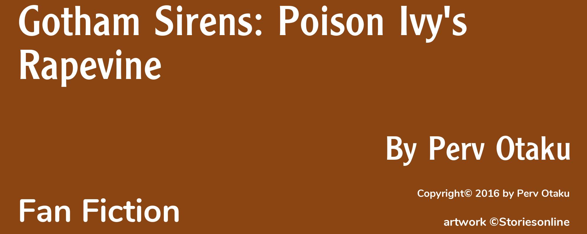 Gotham Sirens: Poison Ivy's Rapevine - Cover