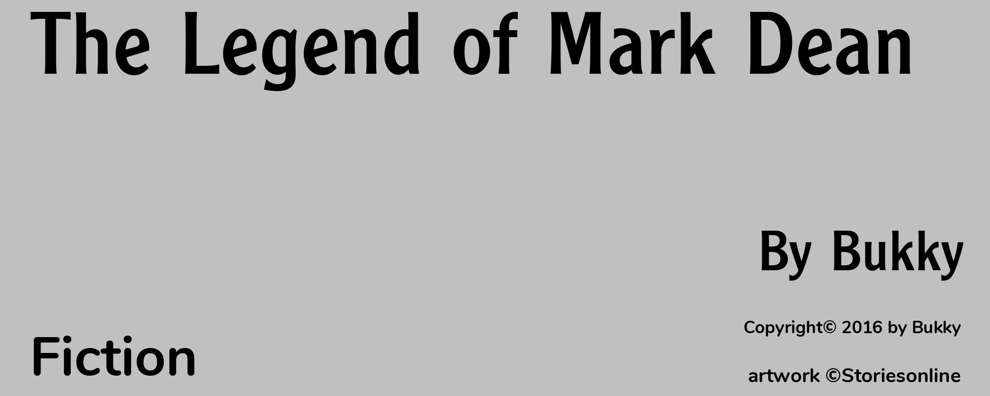 The Legend of Mark Dean - Cover