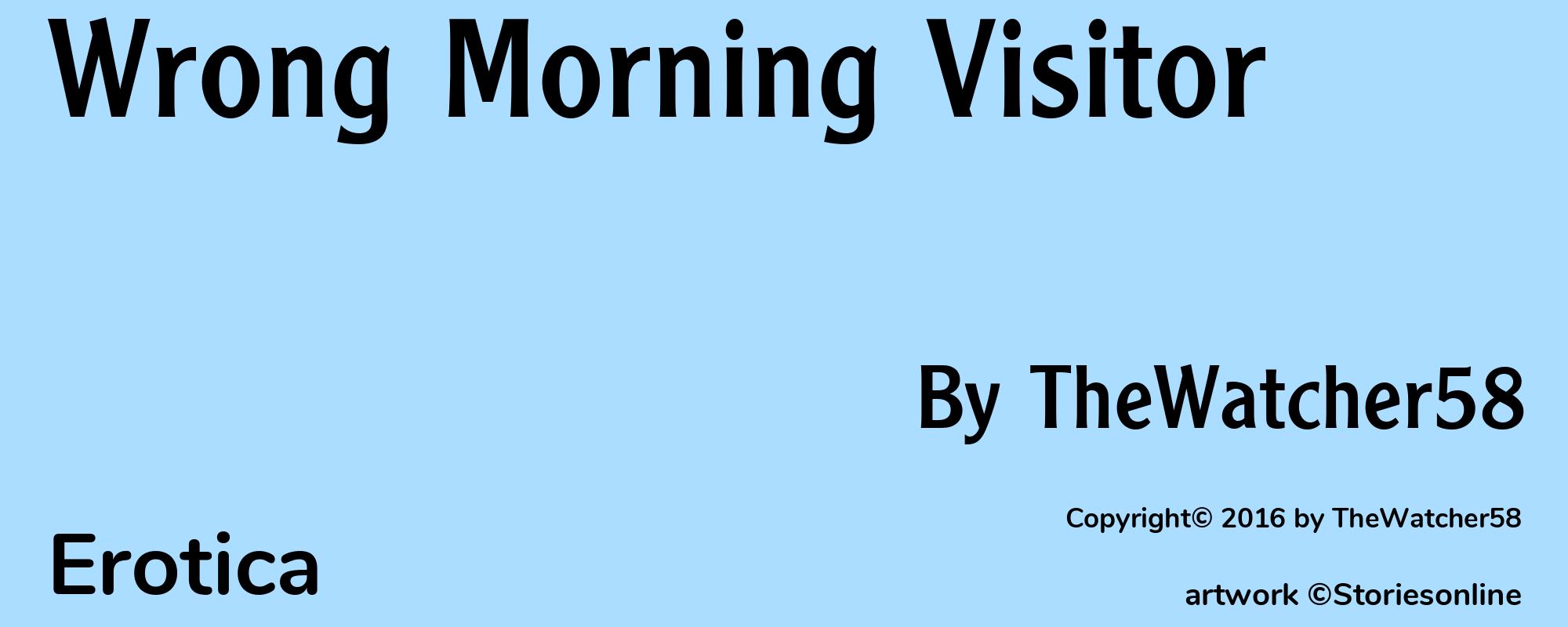 Wrong Morning Visitor - Cover