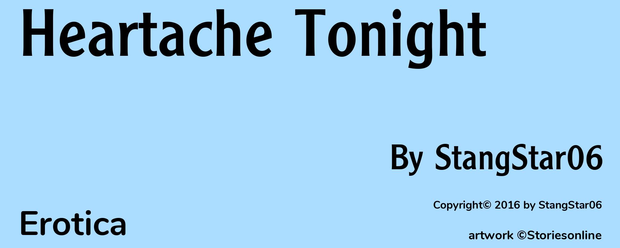 Heartache Tonight - Cover
