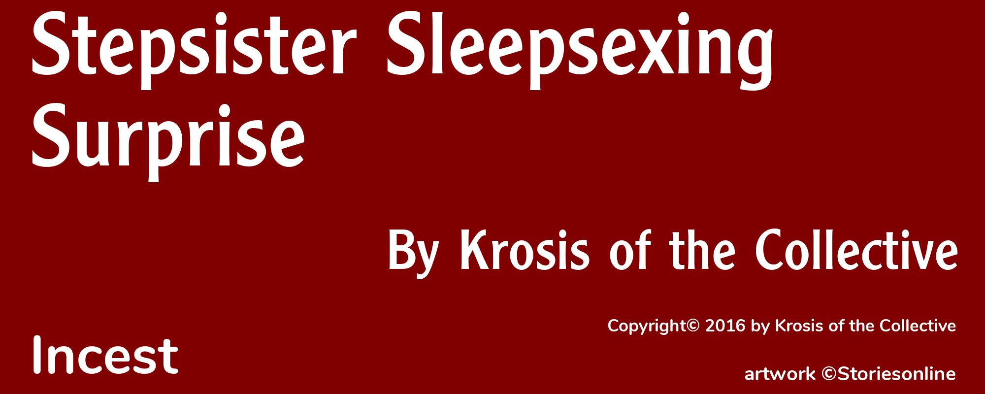 Stepsister Sleepsexing Surprise - Cover