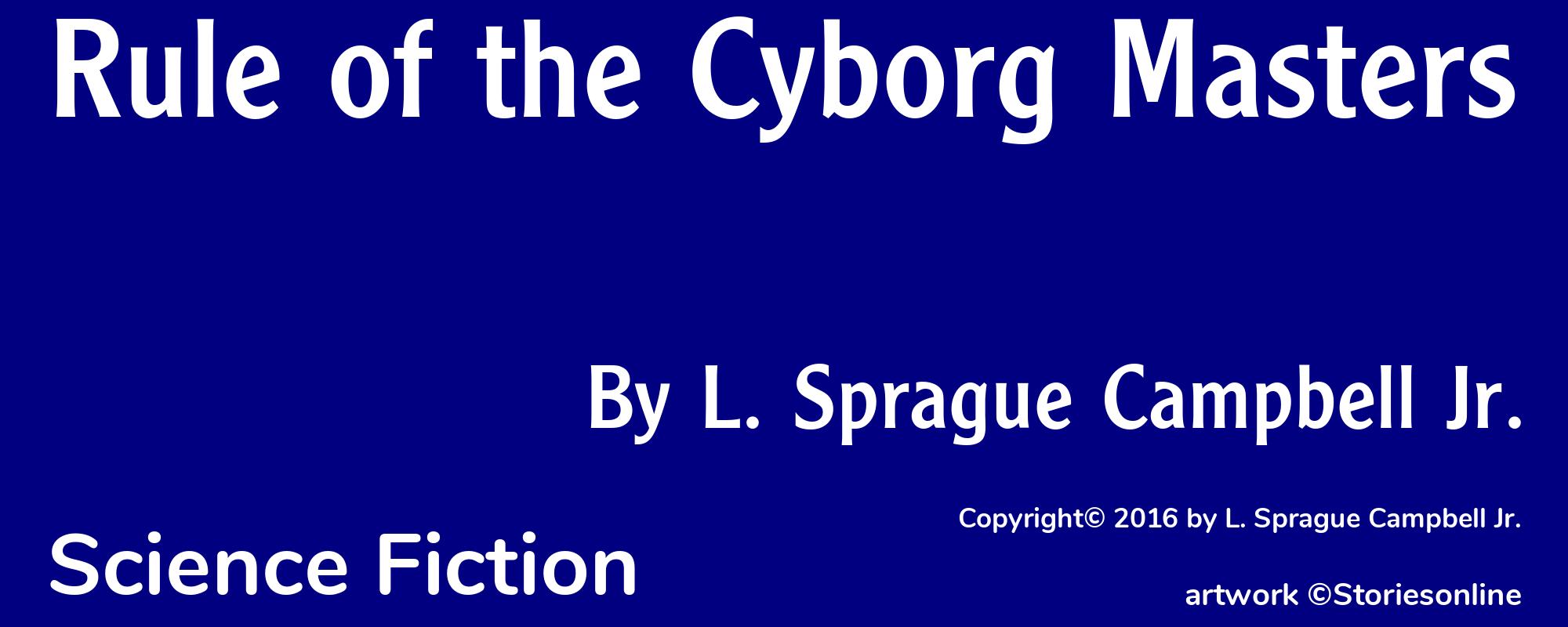 Rule of the Cyborg Masters - Cover