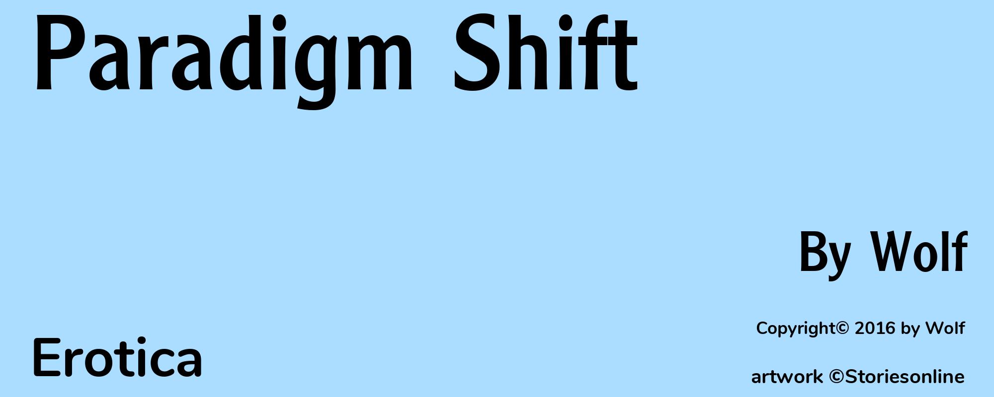 Paradigm Shift - Cover