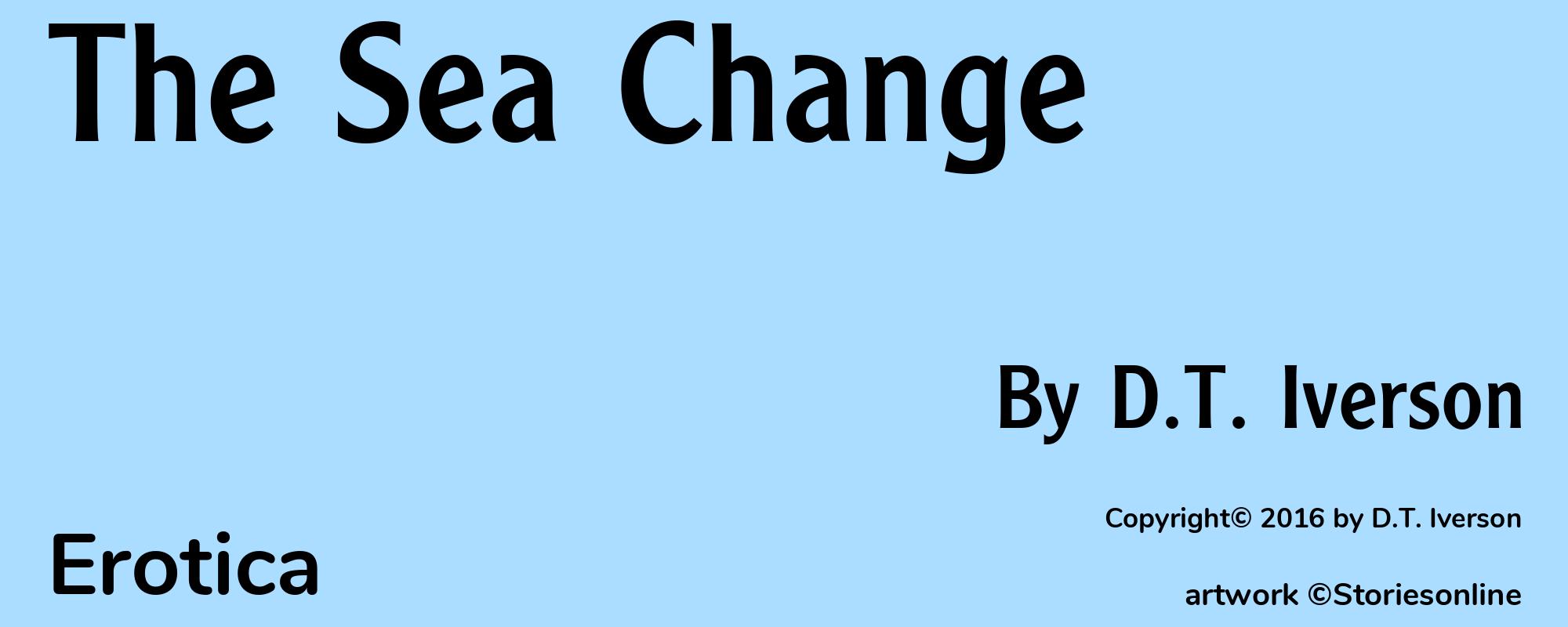 The Sea Change - Cover