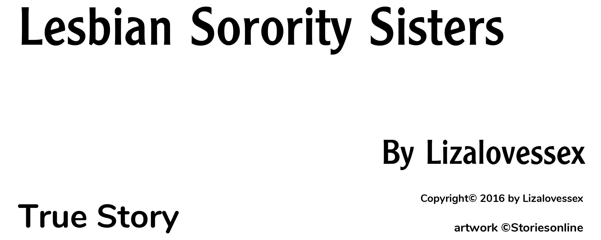 Lesbian Sorority Sisters - Cover
