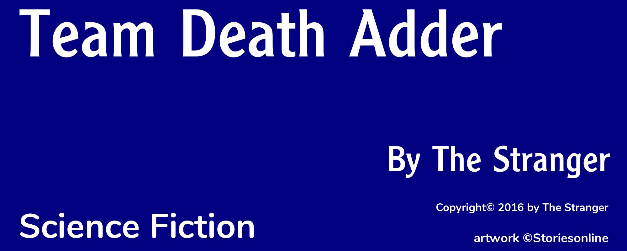 Team Death Adder - Cover