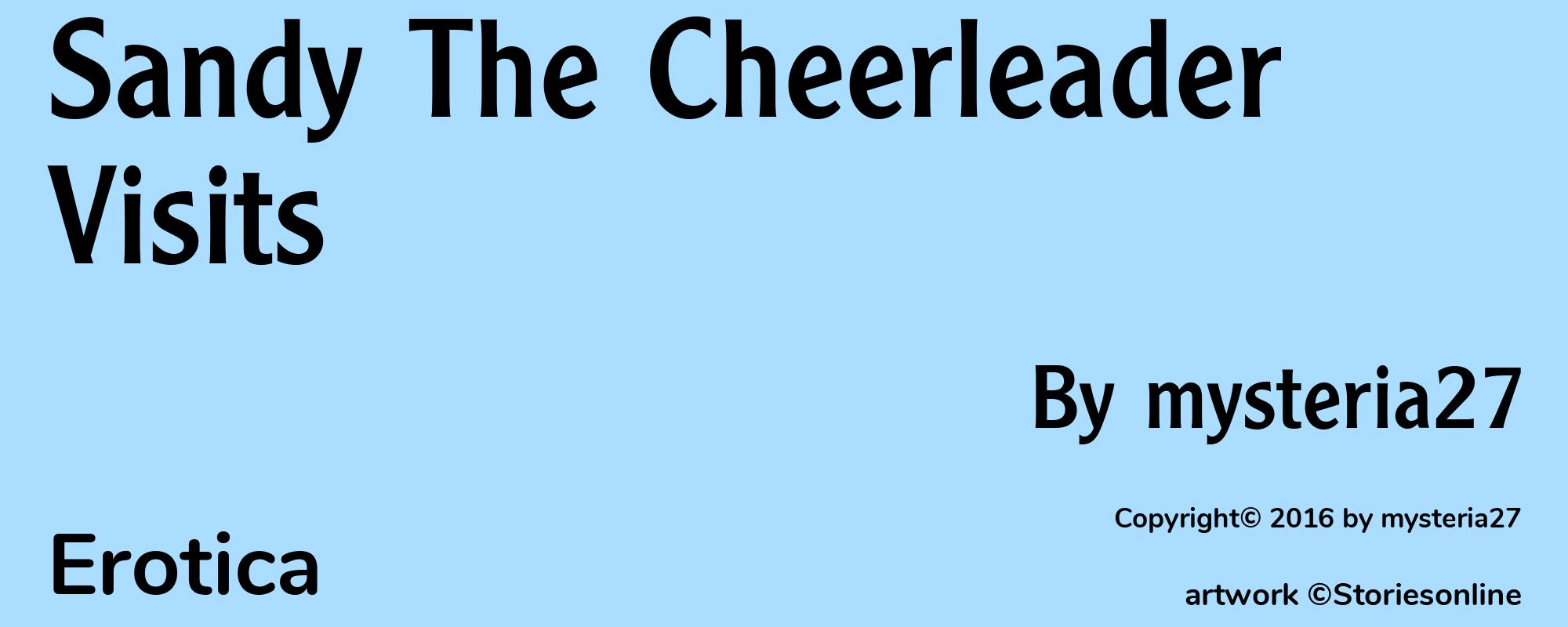 Sandy The Cheerleader Visits - Cover