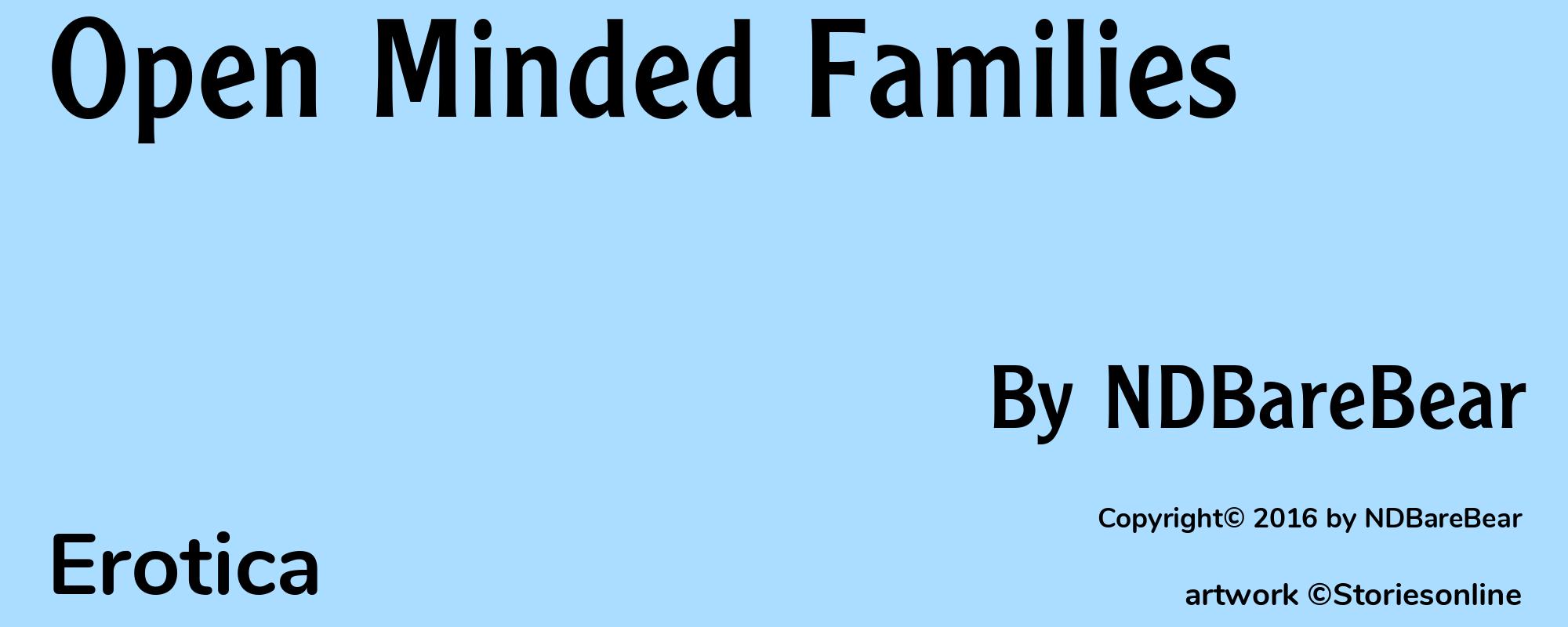 Open Minded Families - Cover