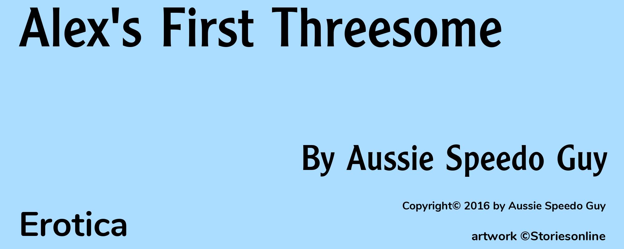 Alex's First Threesome - Cover