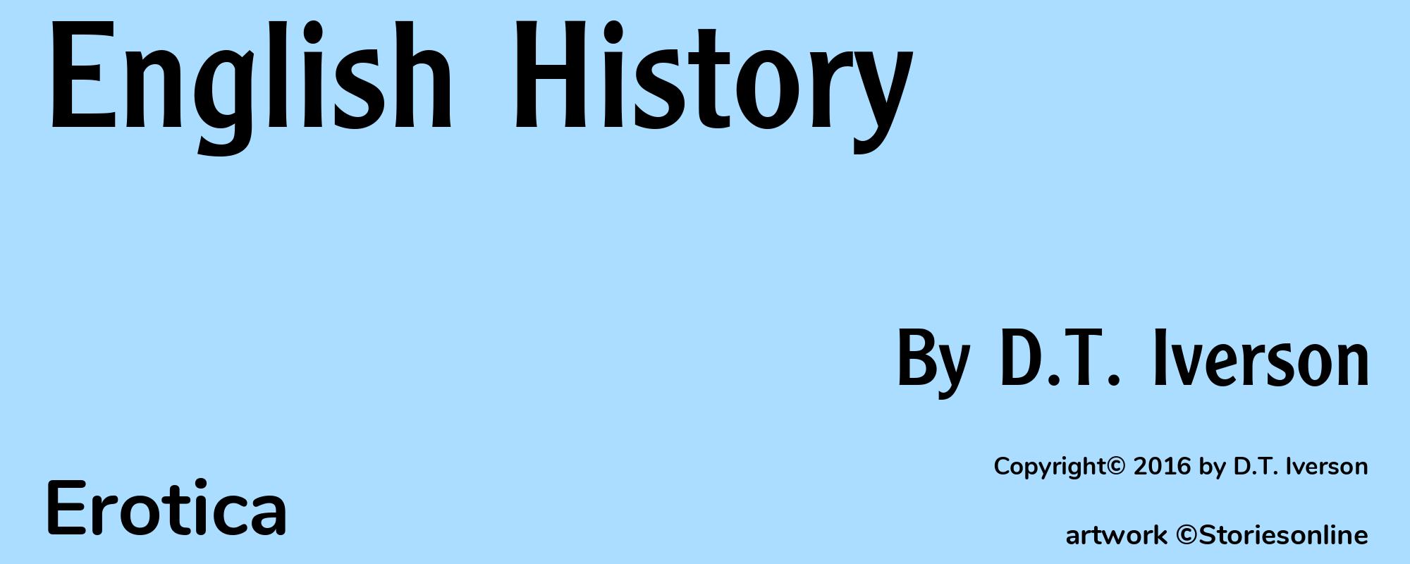 English History - Cover