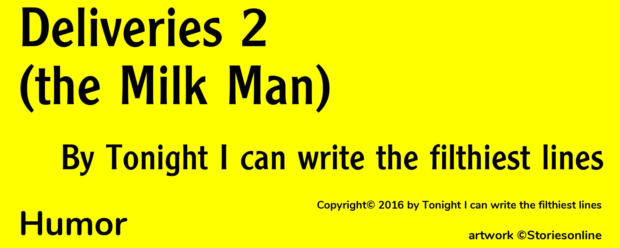 Deliveries 2 (the Milk Man) - Cover