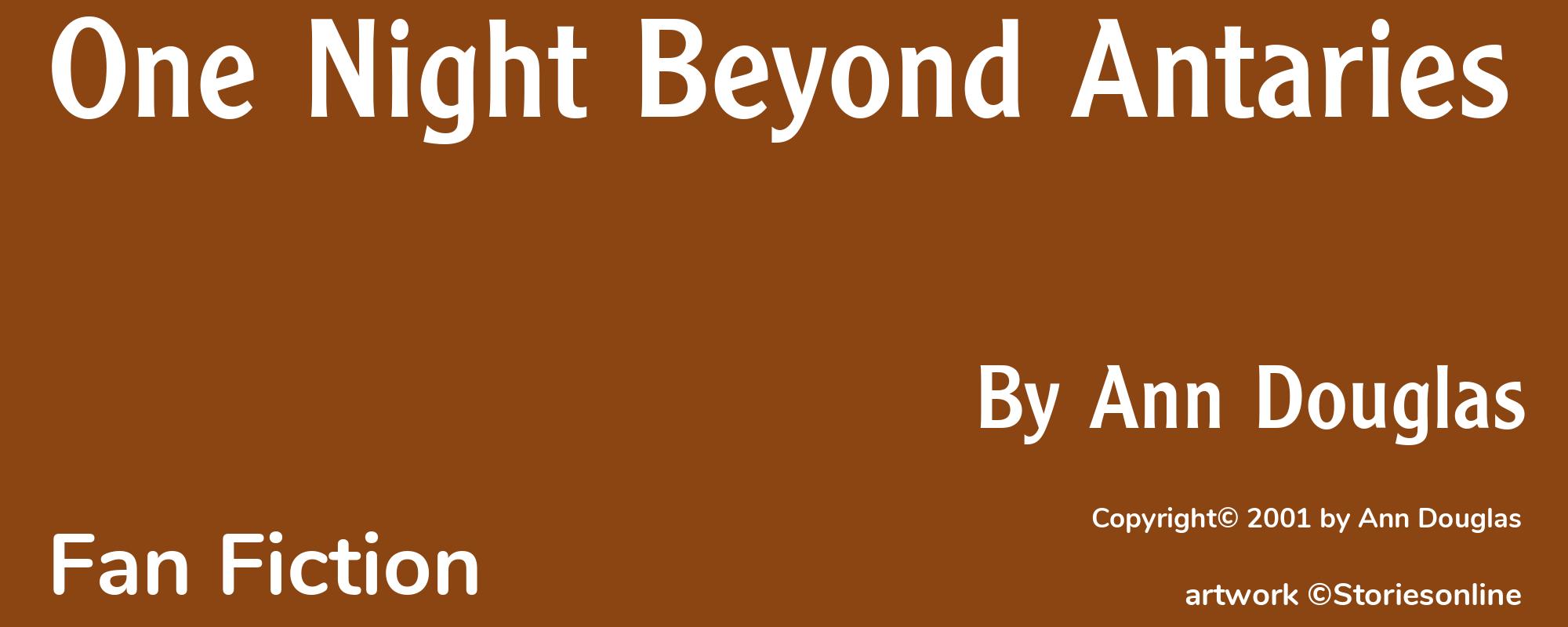 One Night Beyond Antaries - Cover
