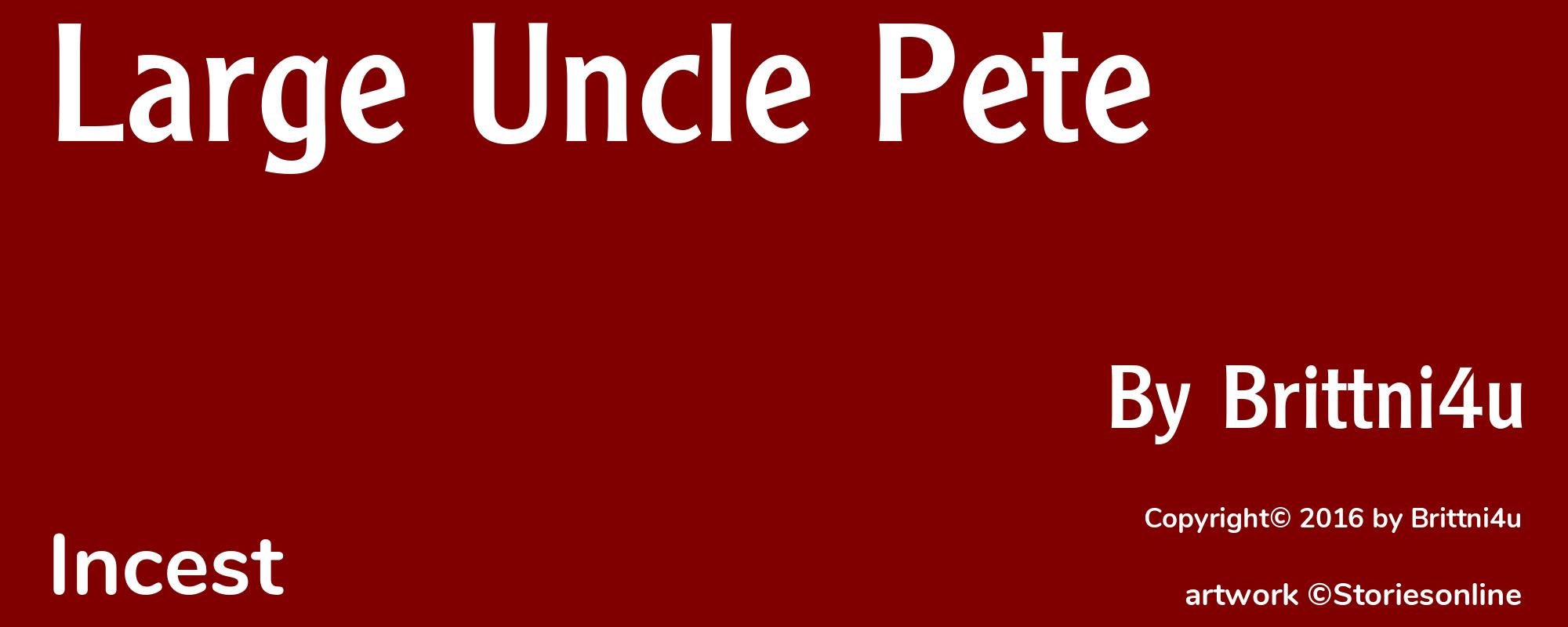 Large Uncle Pete - Cover