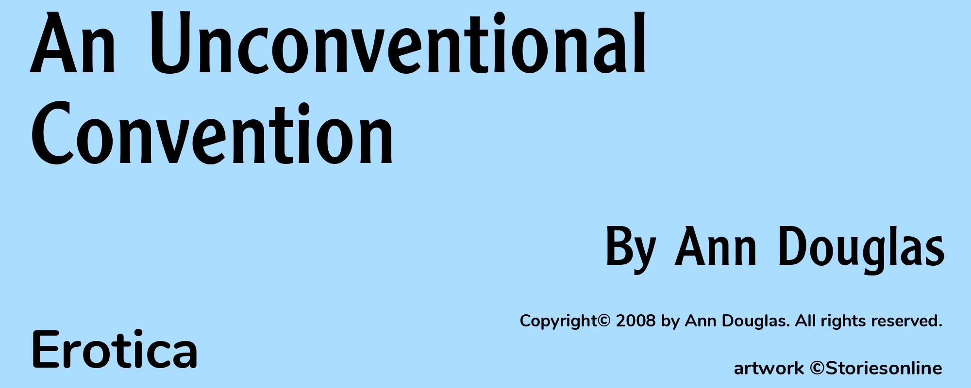 An Unconventional Convention - Cover