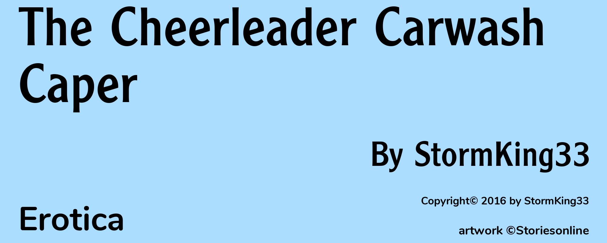 The Cheerleader Carwash Caper - Cover