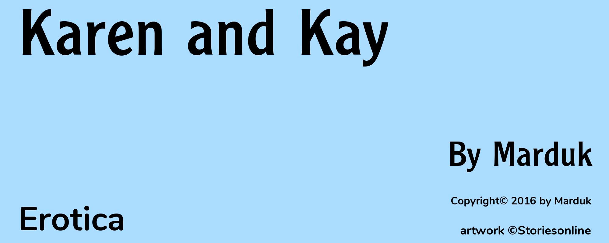 Karen and Kay - Cover