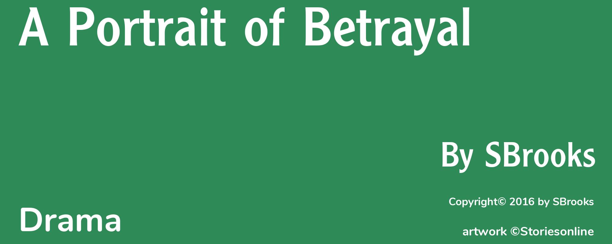 A Portrait of Betrayal - Cover