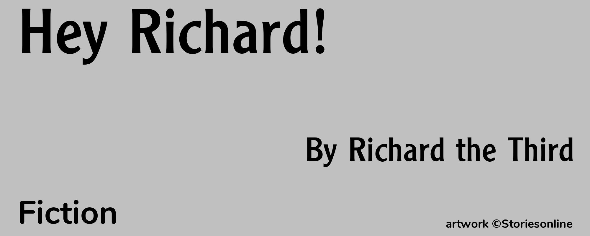 Hey Richard! - Cover