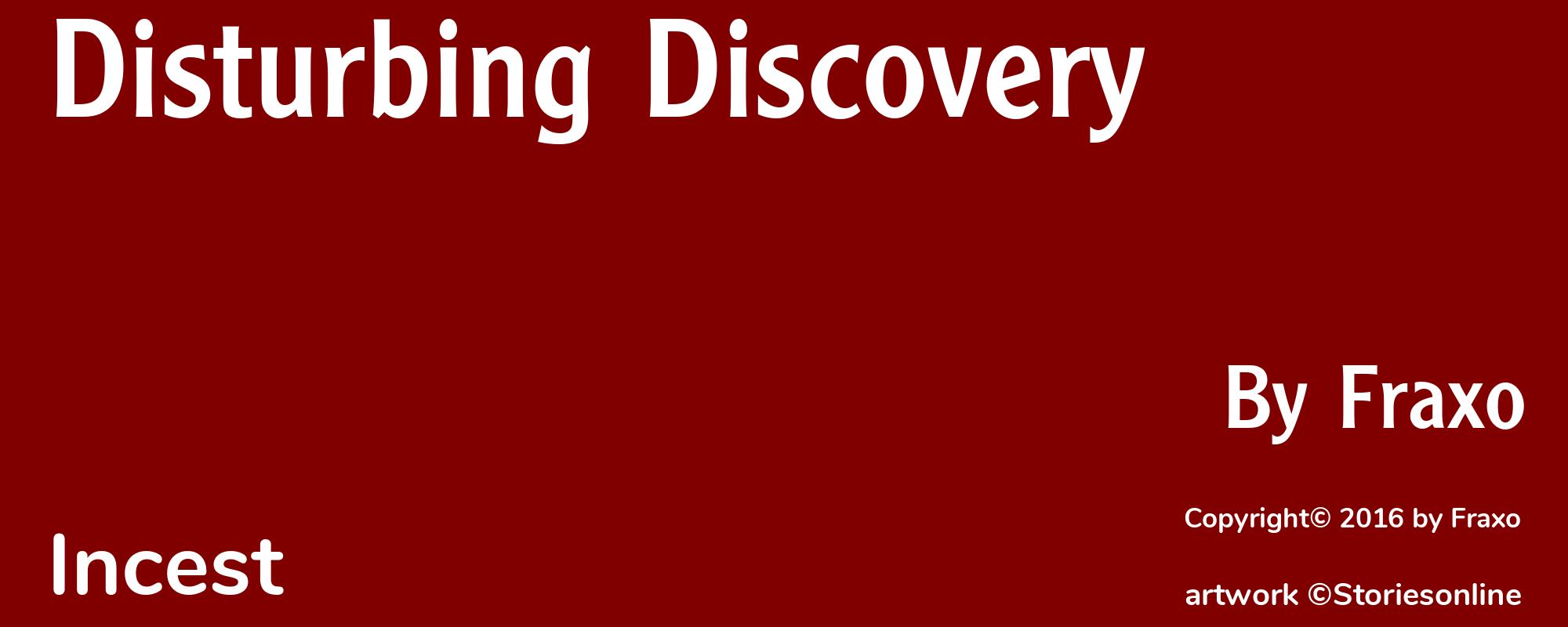 Disturbing Discovery - Cover