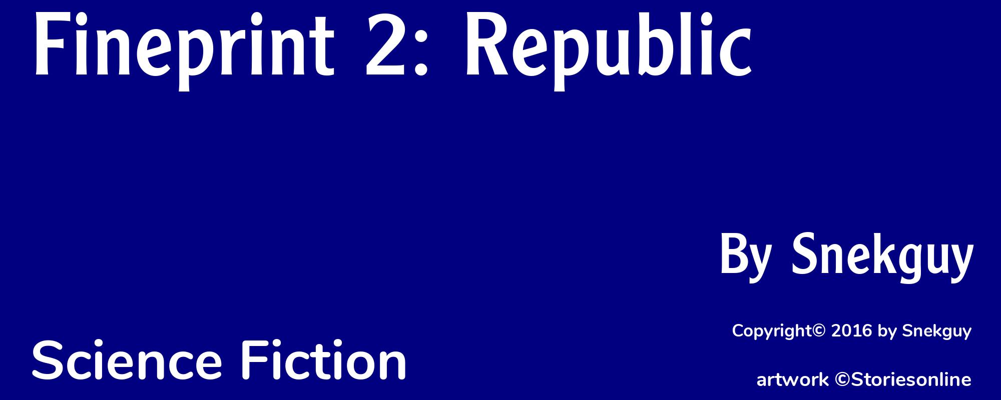 Fineprint 2: Republic - Cover