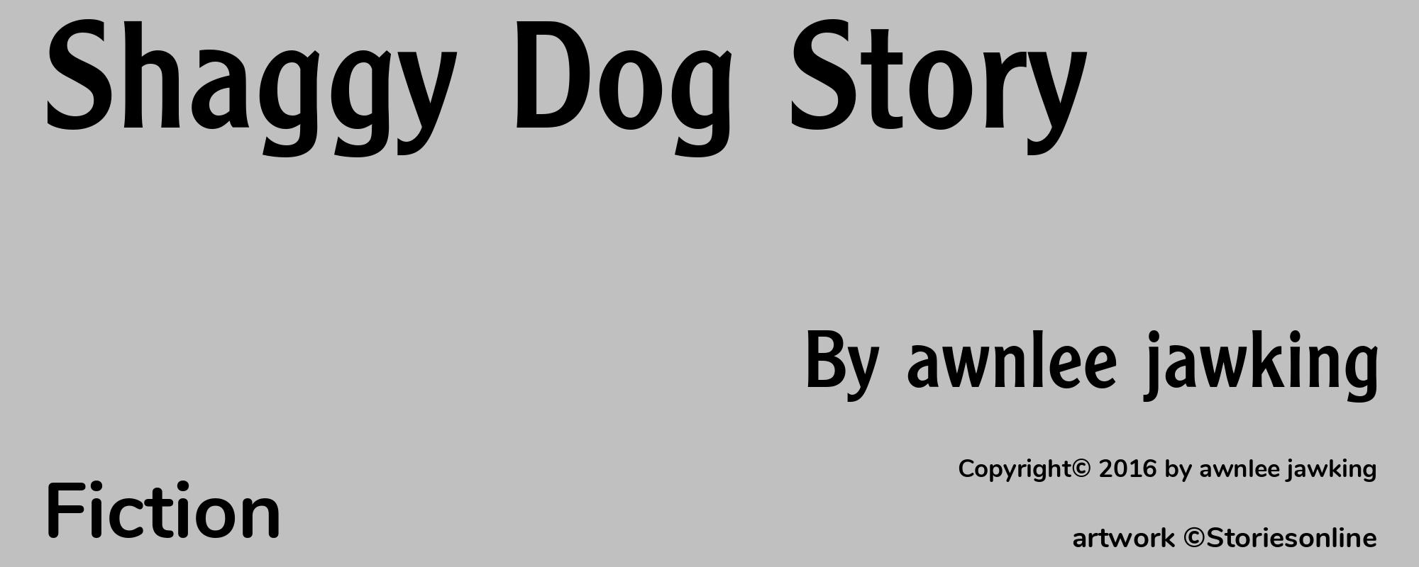 Shaggy Dog Story - Cover