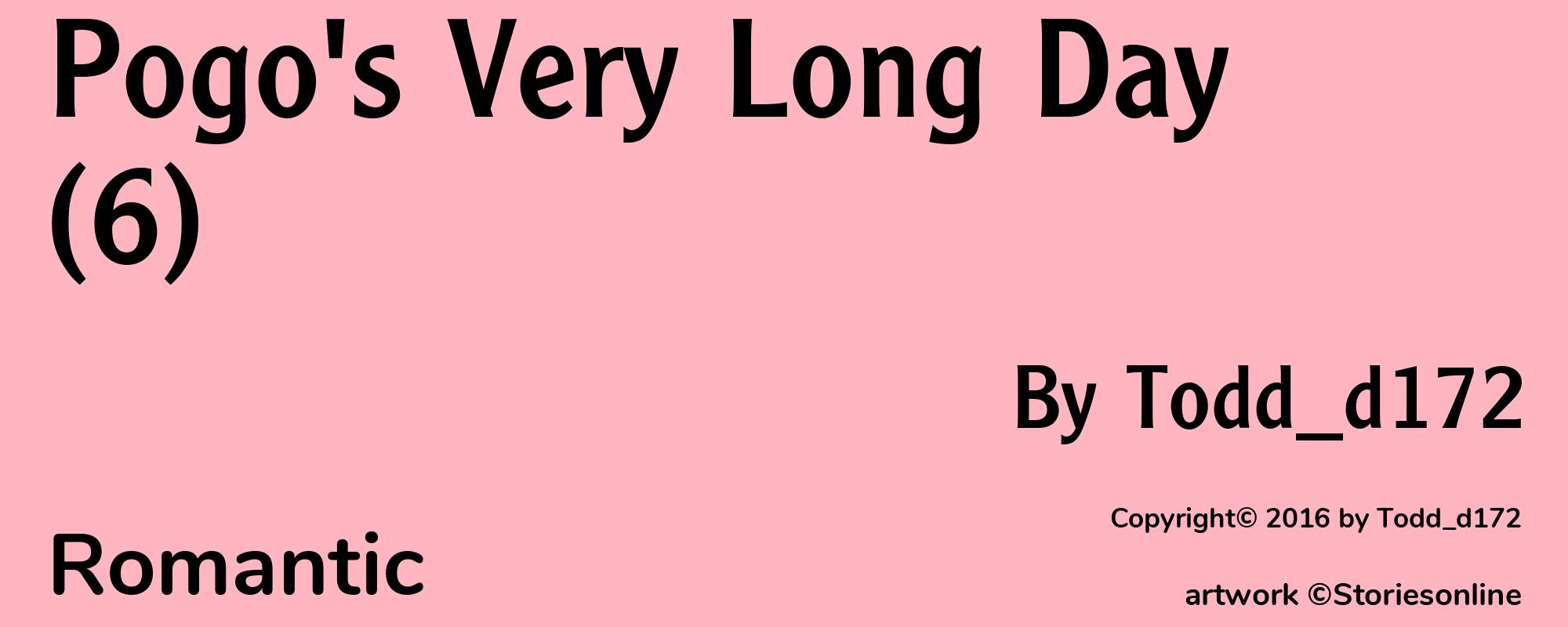 Pogo's Very Long Day (6) - Cover