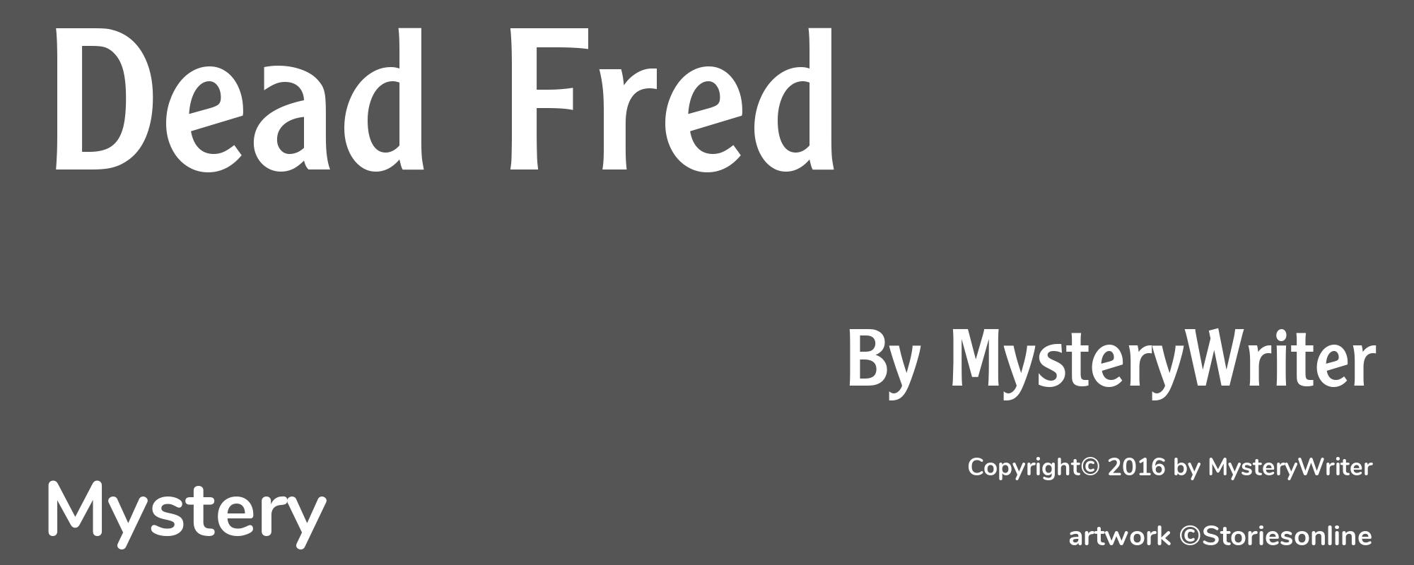 Dead Fred - Cover