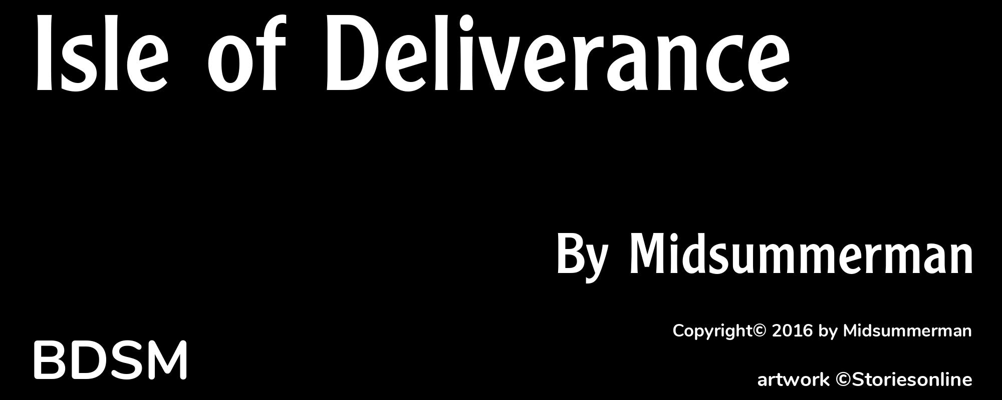 Isle of Deliverance - Cover