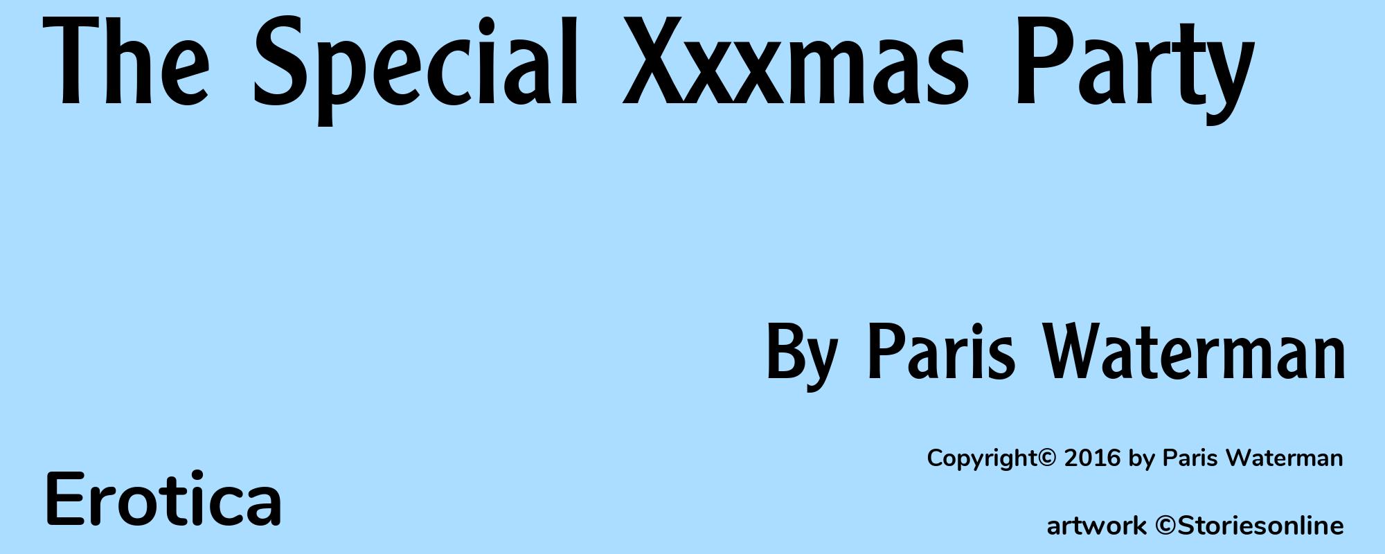 The Special Xxxmas Party - Cover