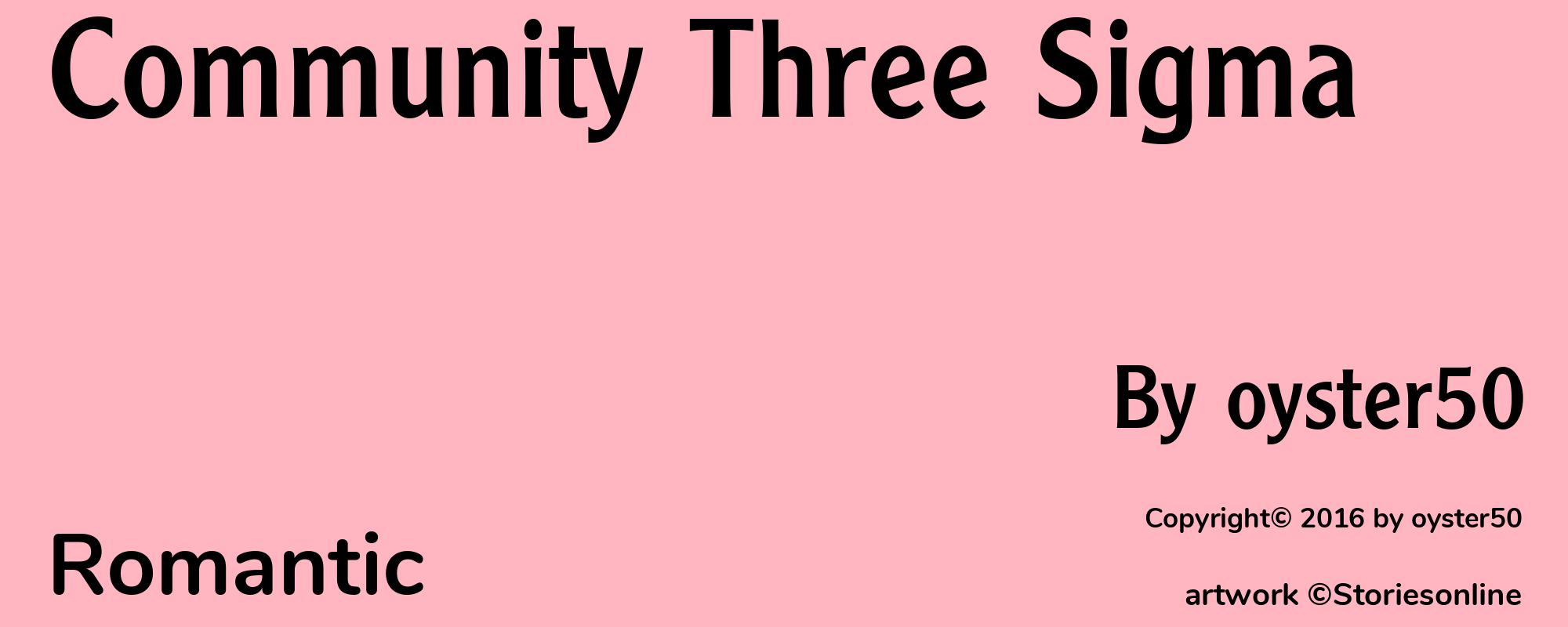 Community Three Sigma - Cover