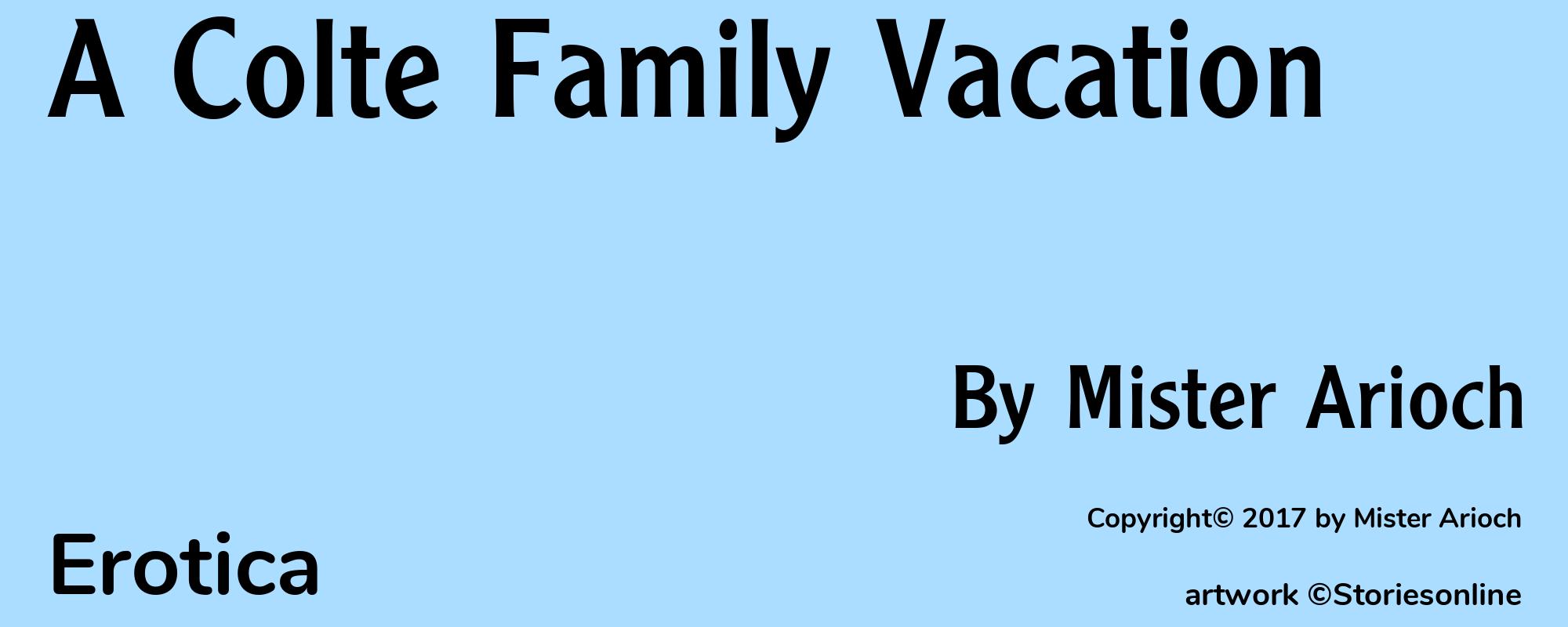 A Colte Family Vacation - Cover