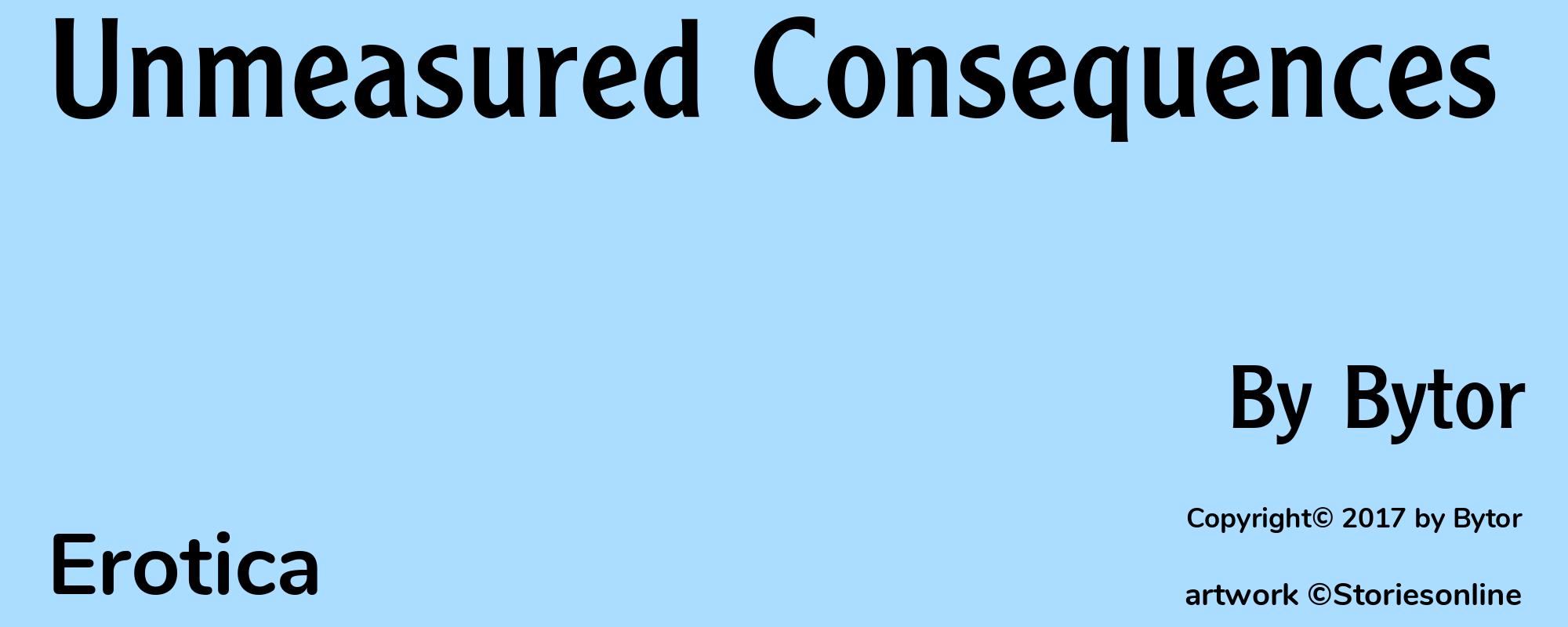 Unmeasured Consequences - Cover
