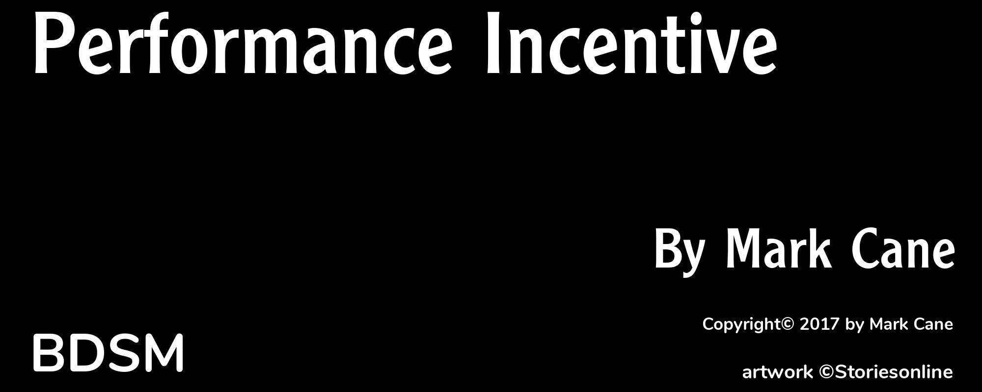 Performance Incentive - Cover