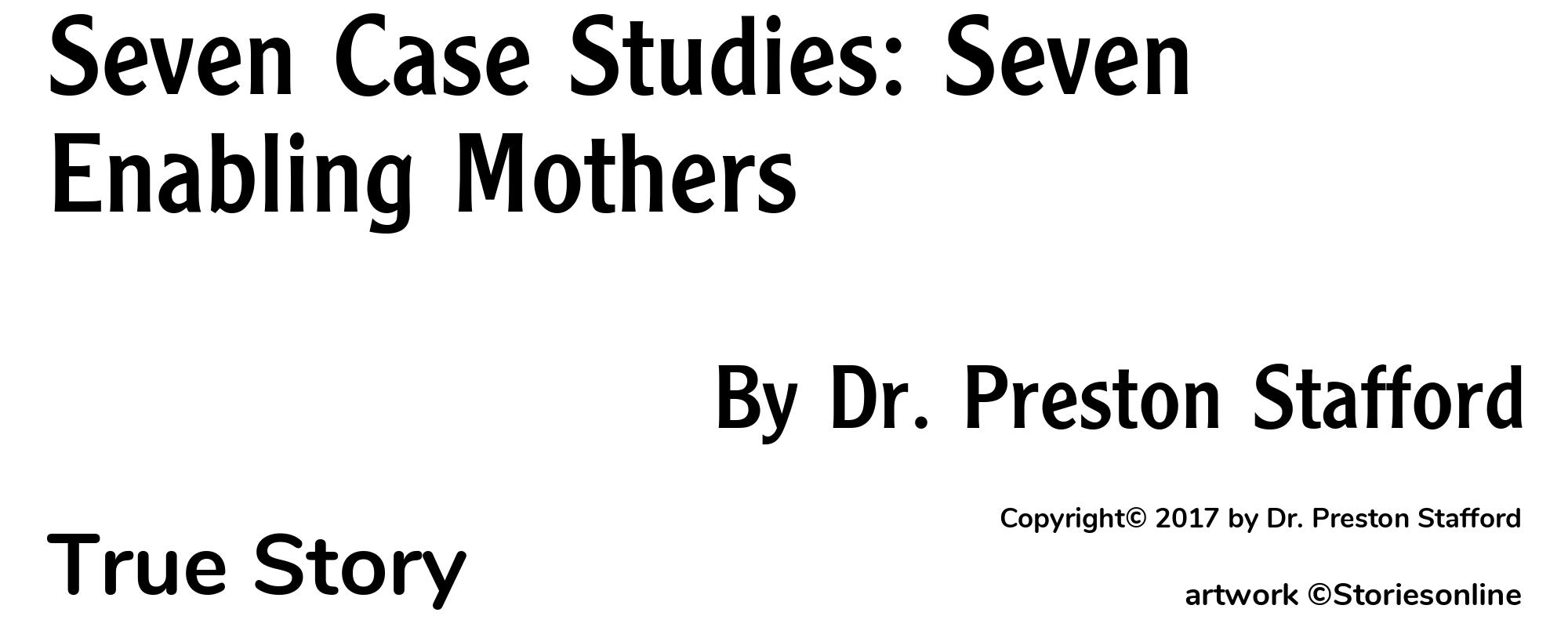 Seven Case Studies: Seven Enabling Mothers - Cover