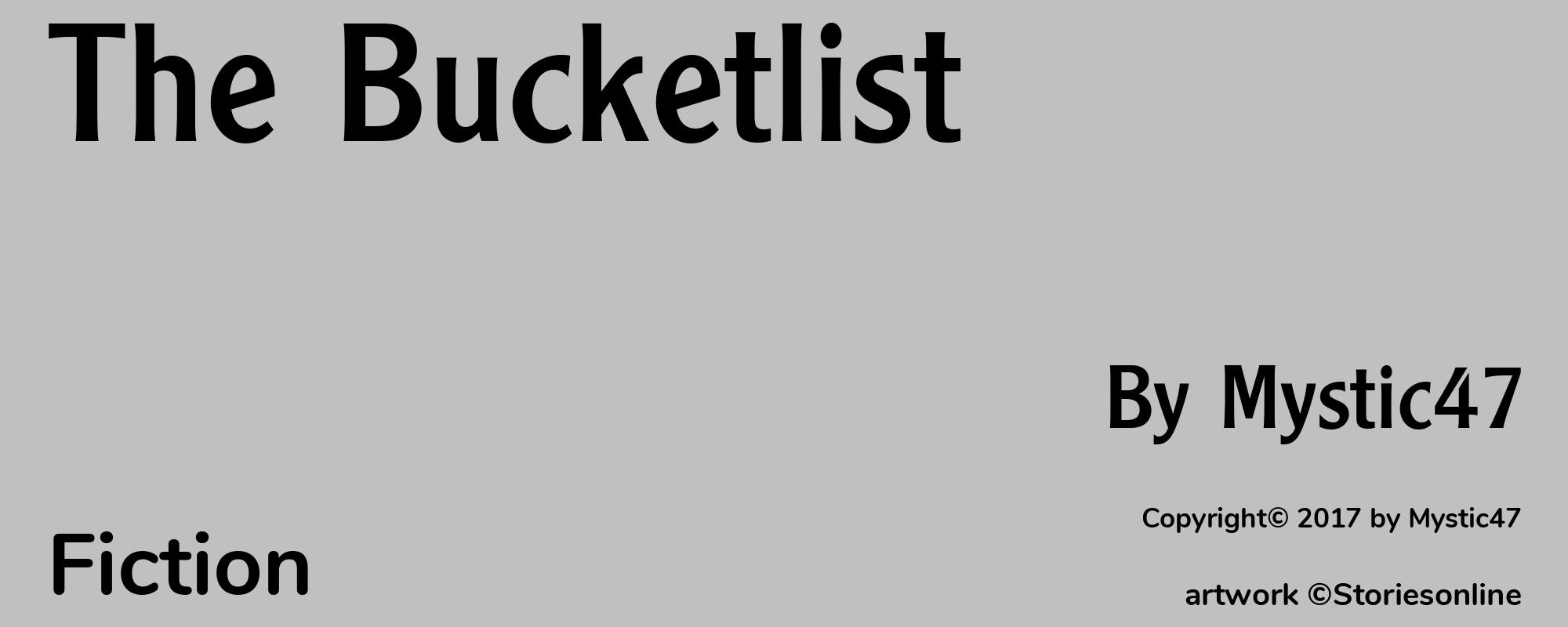 The Bucketlist - Cover