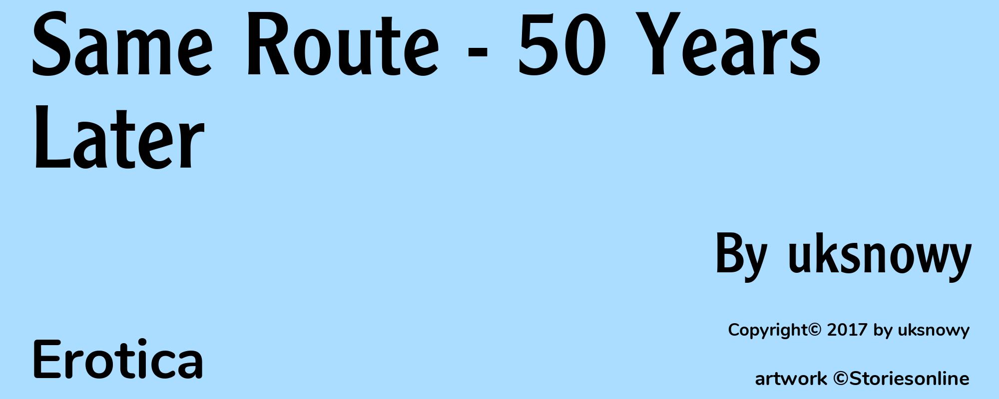Same Route - 50 Years Later - Cover