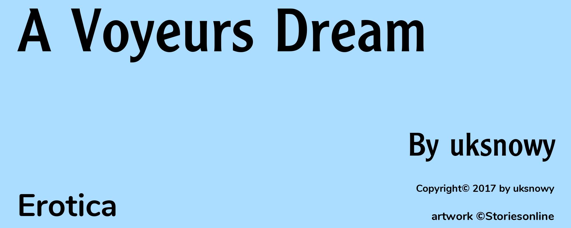 A Voyeurs Dream - Cover