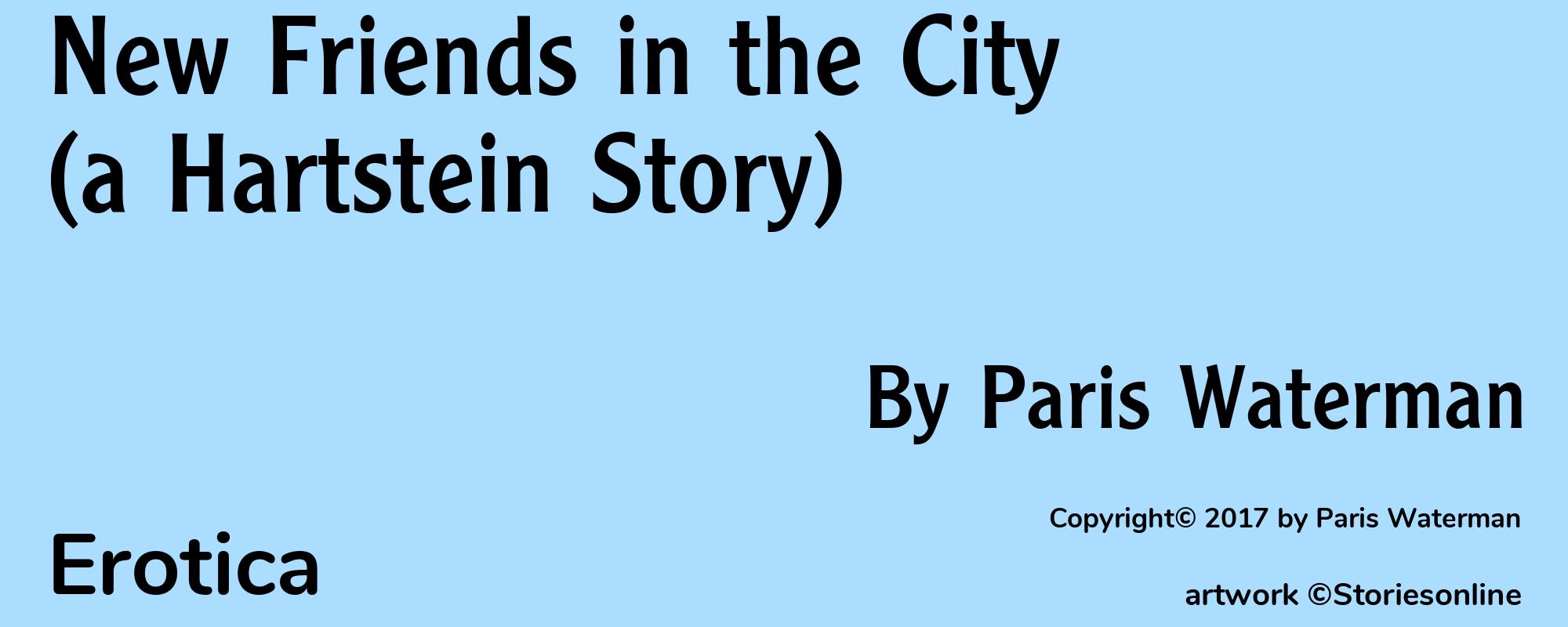 New Friends in the City (a Hartstein Story) - Cover