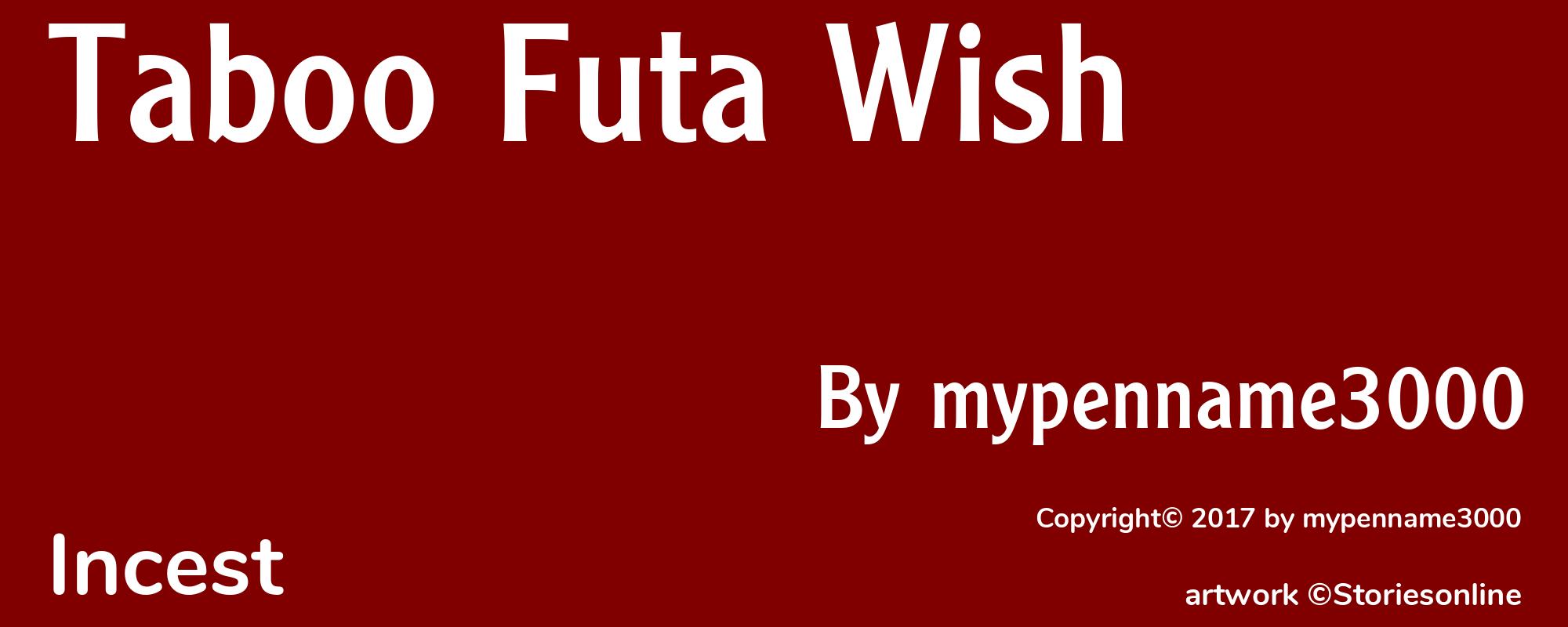 Taboo Futa Wish - Cover
