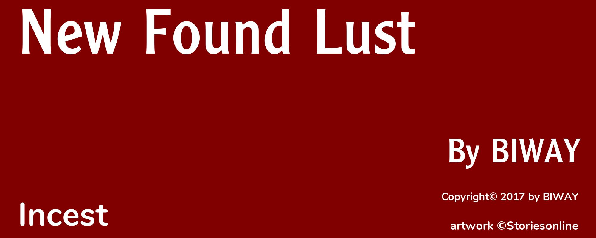 New Found Lust - Cover