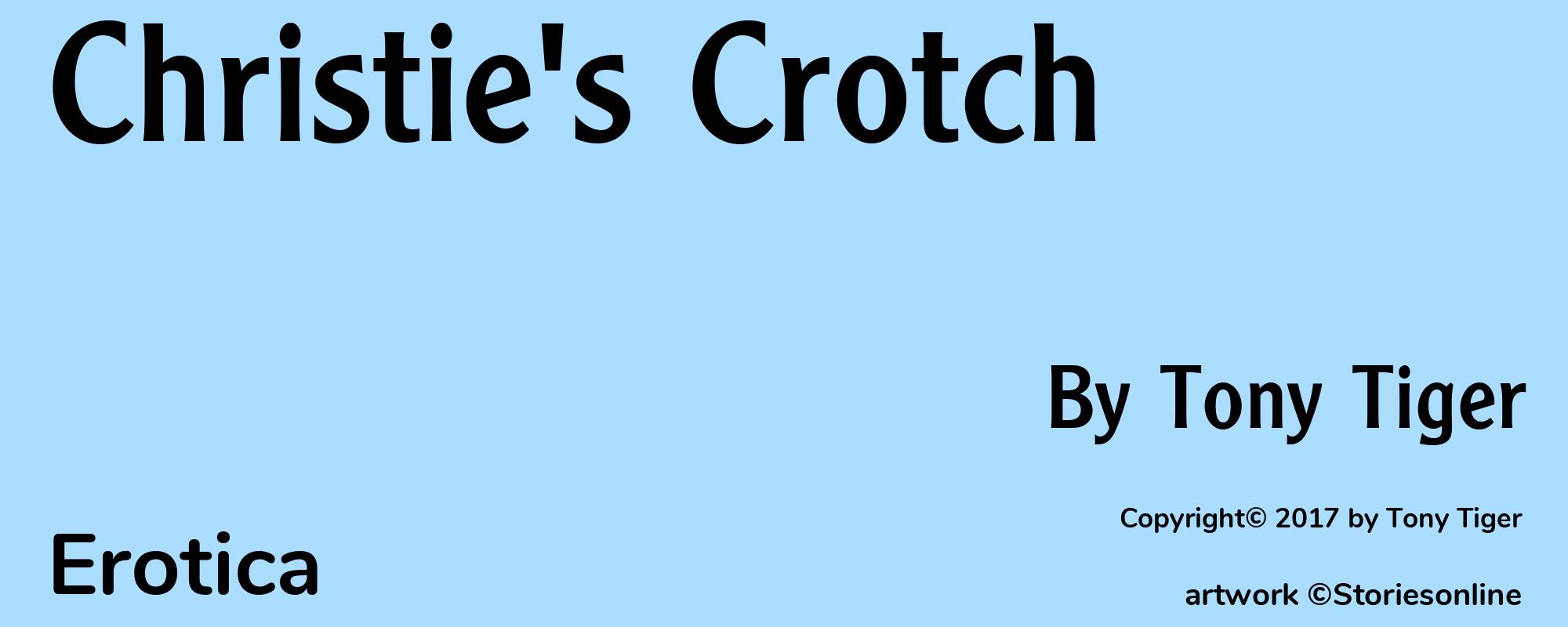 Christie's Crotch - Cover