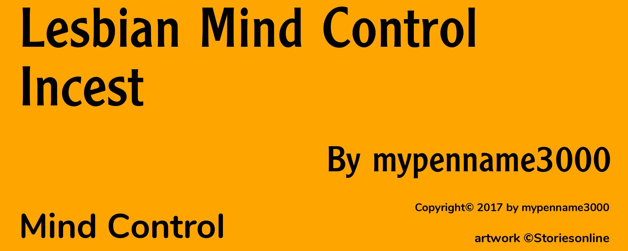 Lesbian Mind Control Incest - Cover