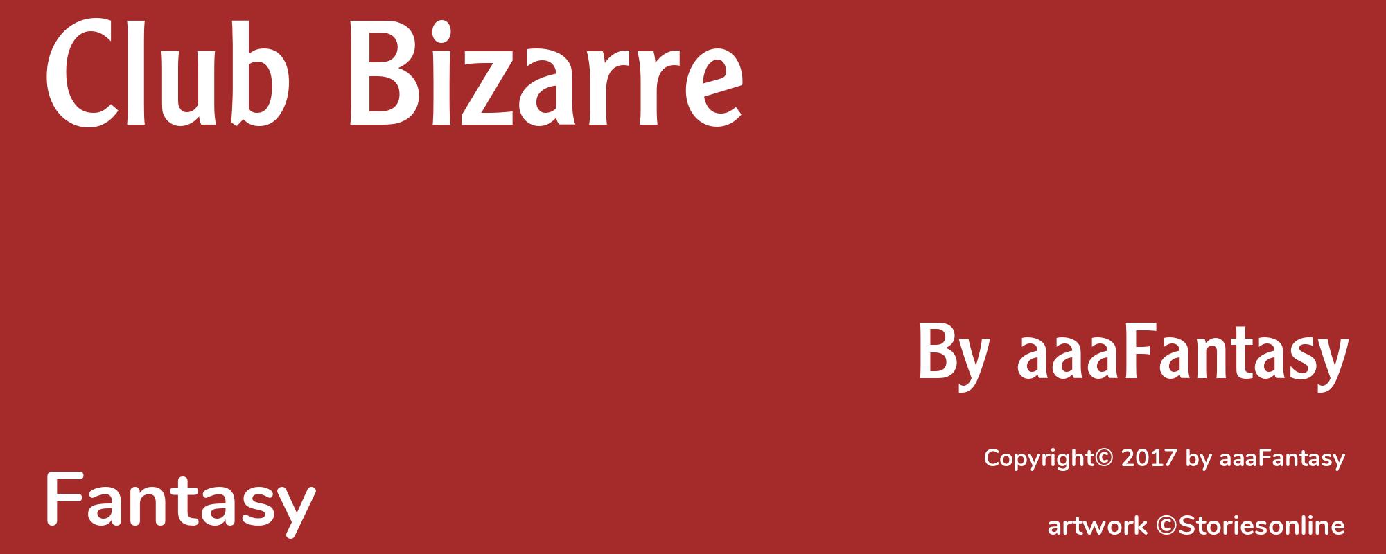 Club Bizarre - Cover