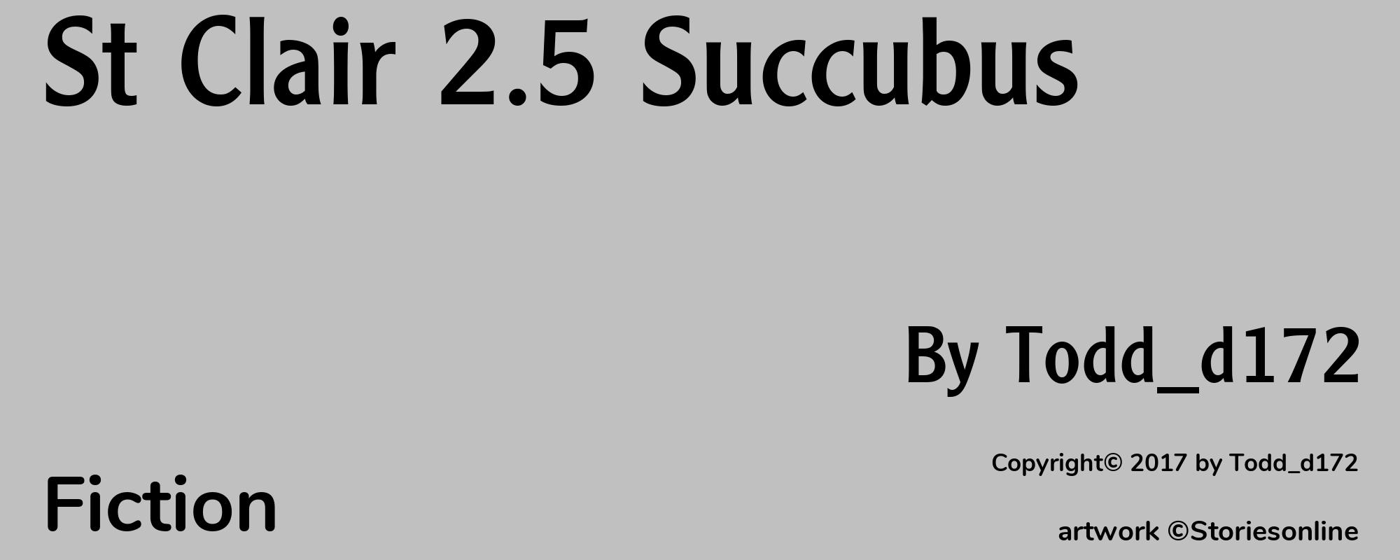 St Clair 2.5 Succubus - Cover