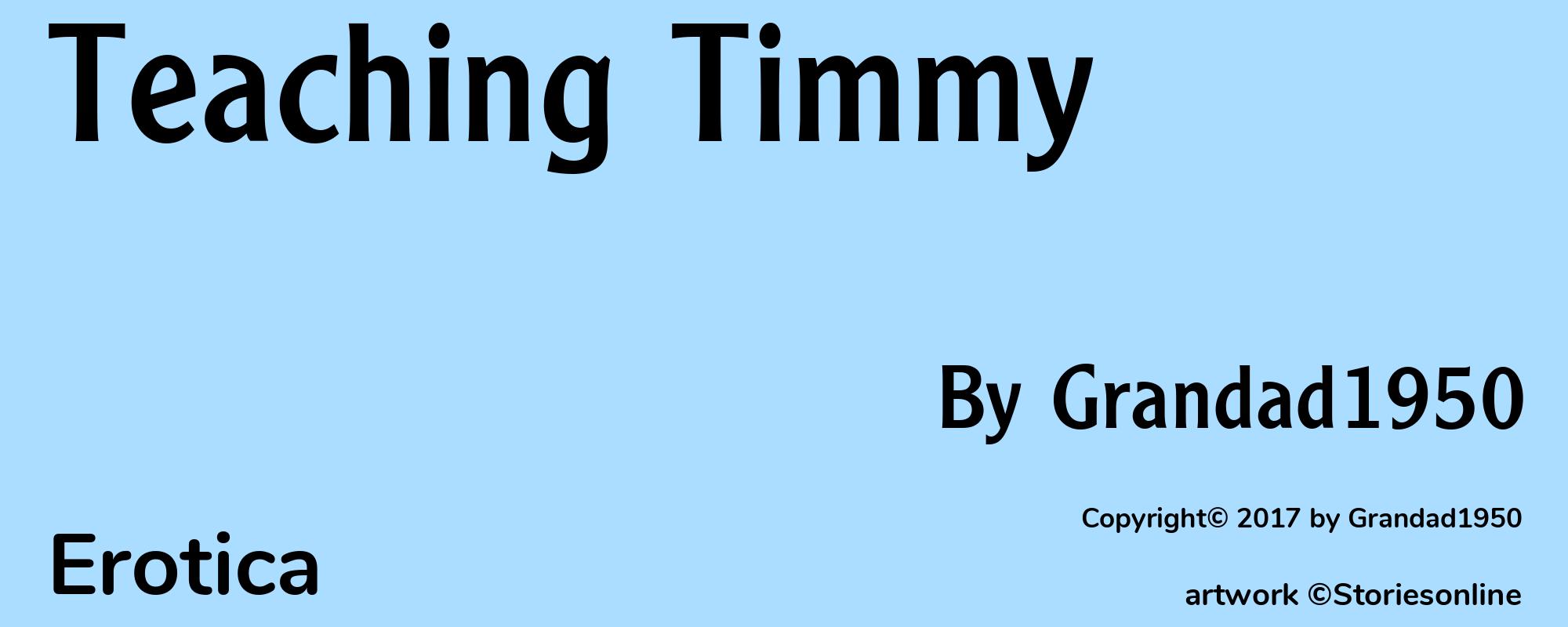 Teaching Timmy - Cover